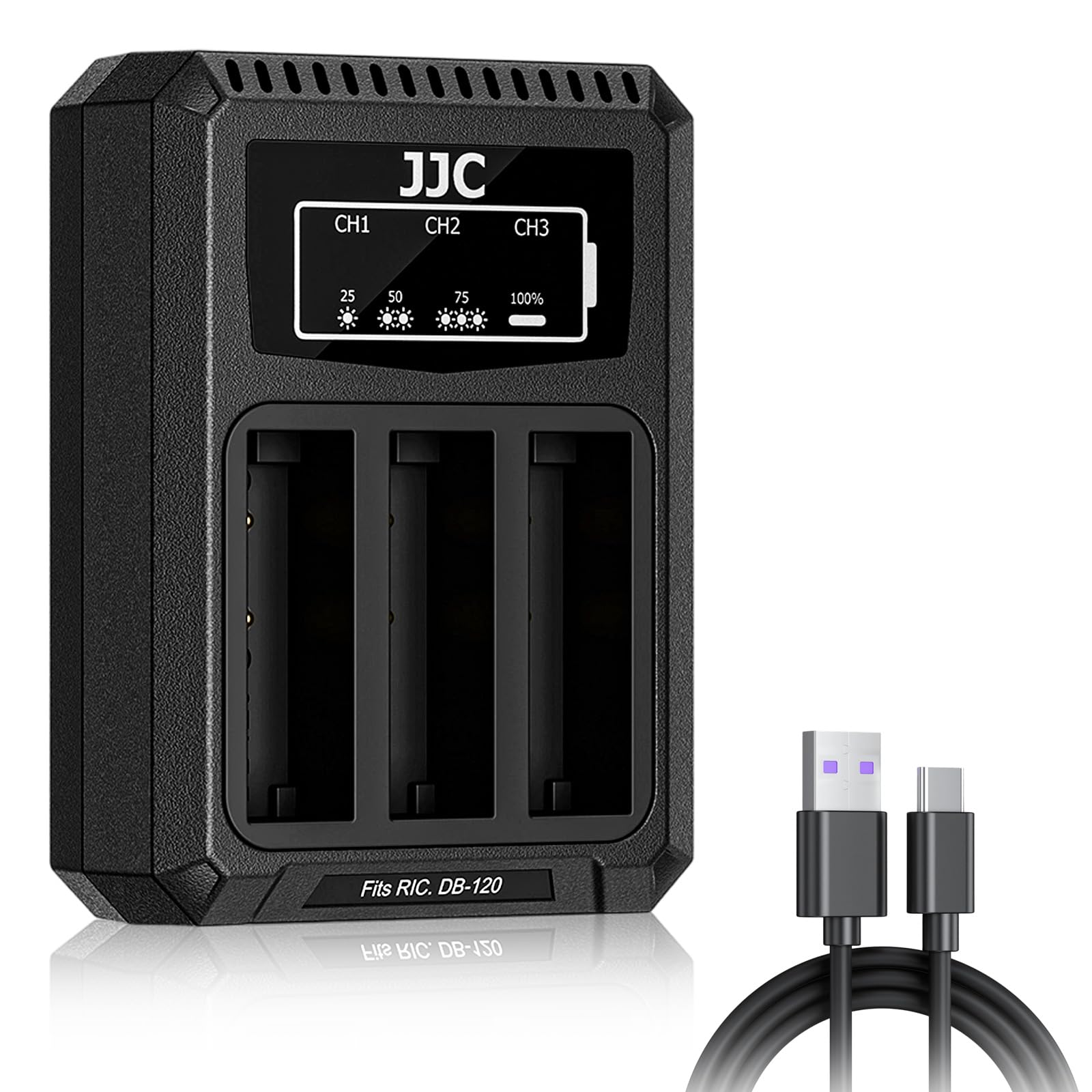 Amazon.com : Upgraded DB-120 Multi Battery USB Charger with USB-C